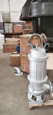 Stainless Steel Submersible Sewage Pump Large Diameter 125 WQP Precision Cast