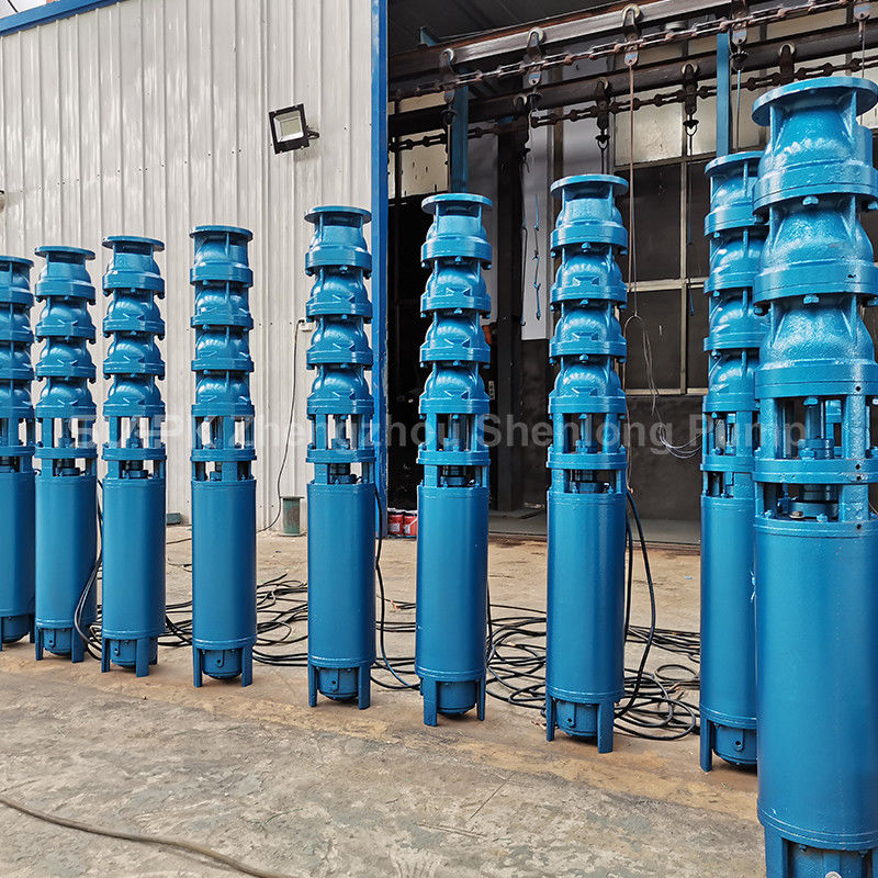300QJ150-450/13 গভীর কূপ ডুবন্ত পাম্প 450 মিটার মাথা 150 মি 3 / ঘন্টা প্রবাহ এবং মাল্টিস্টেজ সেন্ট্রিফুগাল ডিজাইন