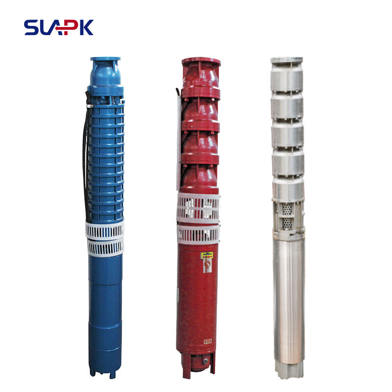 100 Percent Copper Wire Motor Hot Water Submersible Pump with Flow Rate 13 to 120 Cubic Meters per Hour and Head 12 to 465 Meters