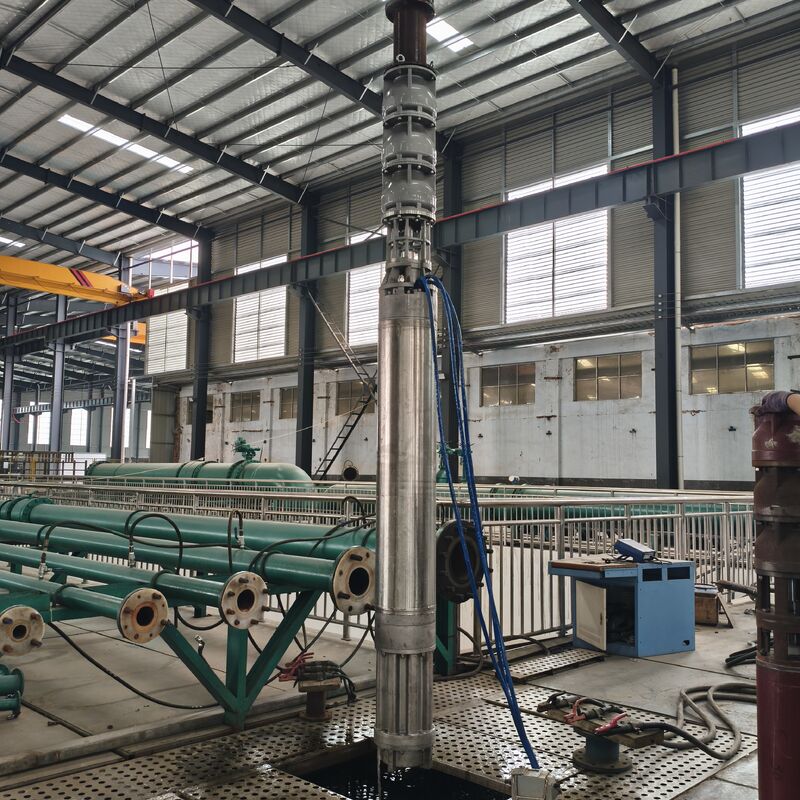 300QJH400-80/2-150KW স্টেইনলেস স্টীল গভীর কূপ নিমজ্জনযোগ্য পাম্প অফশোর প্ল্যাটফর্মের জন্য জারা প্রতিরোধী জল সরবরাহ সমাধান