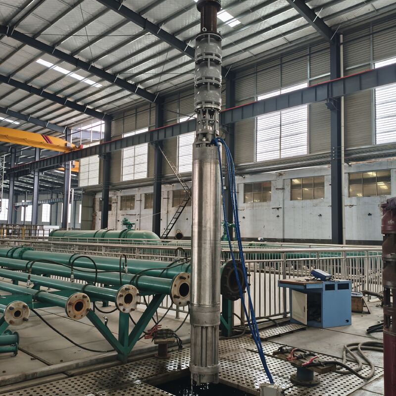 300QJH400-80/2-150KW স্টেইনলেস স্টীল গভীর কূপ নিমজ্জনযোগ্য পাম্প অফশোর প্ল্যাটফর্মের জন্য জারা প্রতিরোধী জল সরবরাহ সমাধান