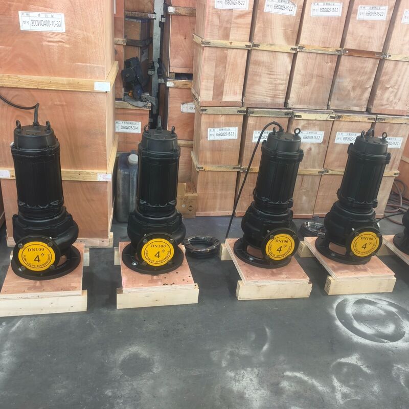 100WQ80-20-7.5kW ডুবযোগ্য নিকাশী পাম্প 80m3/h প্রবাহ, 20m মাথা এবং 7.5kW মোটর বর্জ্য জল নিষ্কাশন জন্য