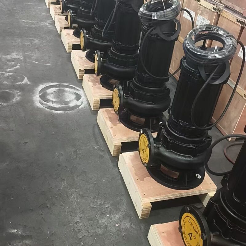 100WQ80-20-7.5kW ডুবযোগ্য নিকাশী পাম্প 80m3/h প্রবাহ, 20m মাথা এবং 7.5kW মোটর বর্জ্য জল নিষ্কাশন জন্য