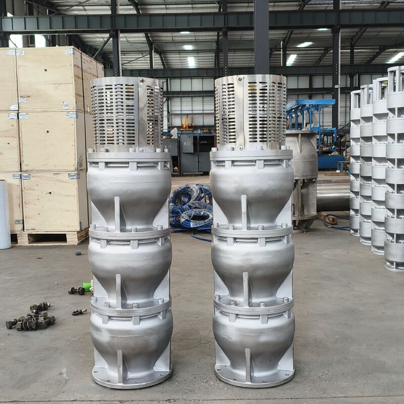 525 m3/h প্রবাহ 350 m মাথা 1000 kW পাওয়ার স্টেইনলেস স্টীল গভীর কূপ ডুবন্ত সমুদ্রের জল পাম্প