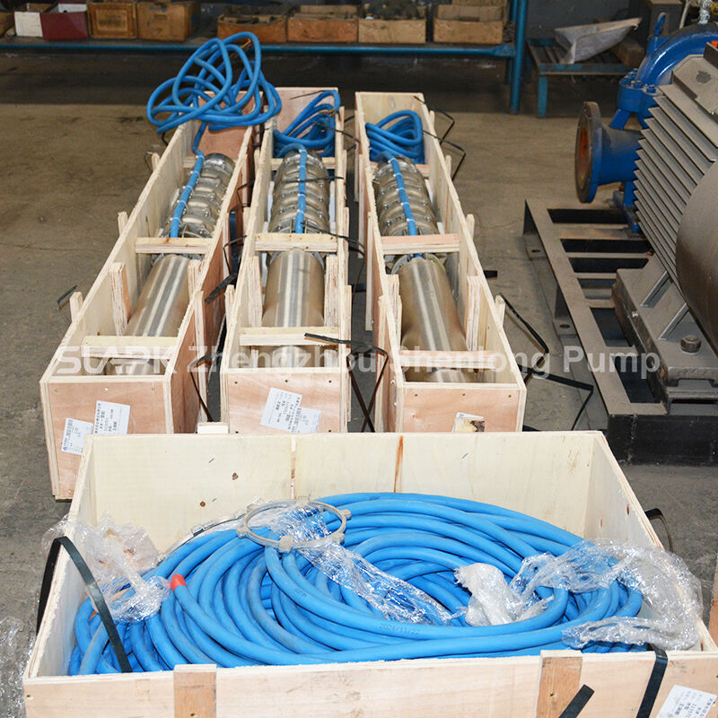 300 m3/h উচ্চ প্রবাহ 100 m হেড 140 kW মটর গভীর ভাল সমুদ্রের জল অ্যাপ্লিকেশন জন্য ডুবন্ত পাম্প