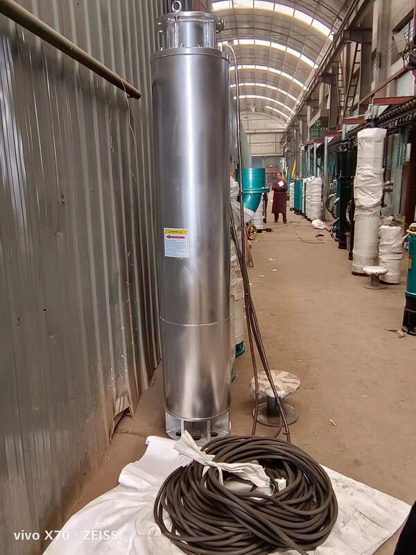 WQD450-35-75KW মাল্টিস্টেজ নিচের স্তর নিমজ্জিত নিকাশী পাম্প 450 মি 3 / ঘন্টা প্রবাহ হার এবং 35 মি মাথা