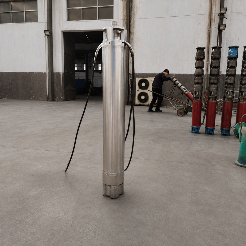 200QJH150-150-110kW স্টেইনলেস স্টীল গভীর কূপ পাম্প গভীর কূপ এবং ইঞ্জিনিয়ারিং জল সিস্টেমের জন্য উচ্চ প্রবাহ, উচ্চ মাথা পাম্পিং