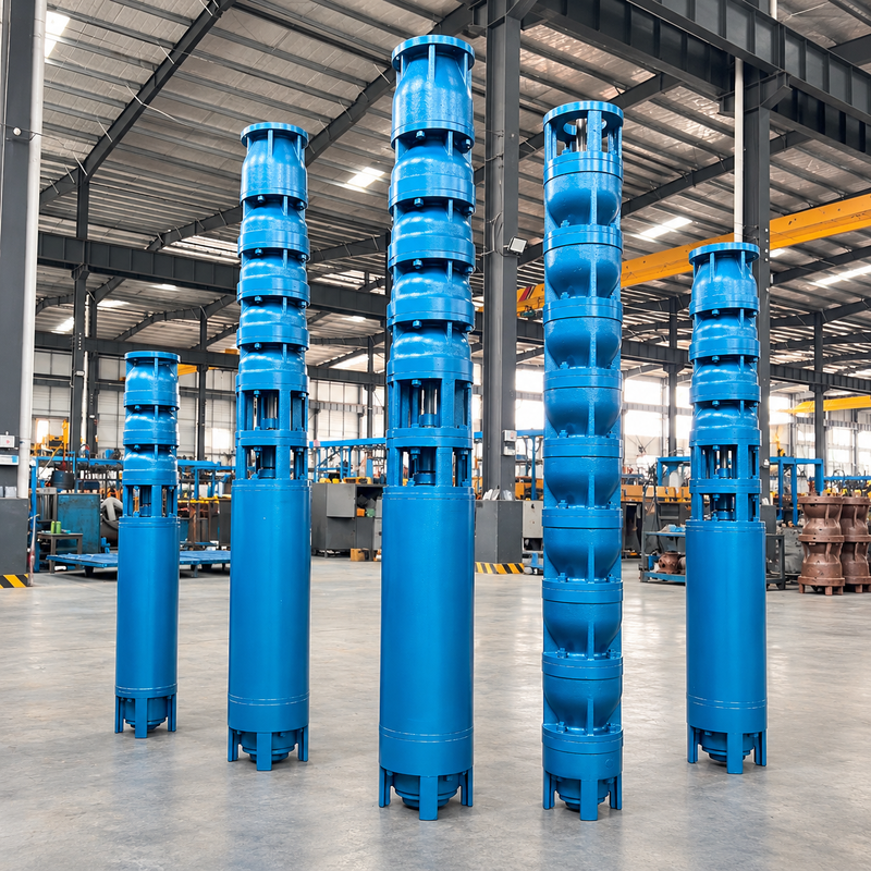 37kW 63 m³/h 126 m Head Deep Well Submersible Pump and Submersible Borehole Pump for Agricultural Irrigation