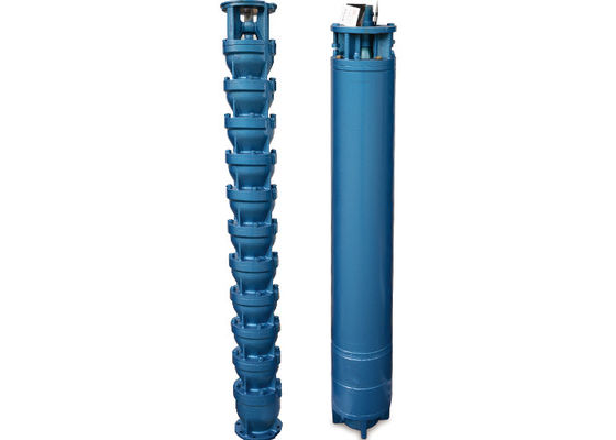 ঢালাই লোহা গভীর ভাল ডুব জল পাম্প 45-110kw 18-1400m3/h প্রবাহ হার