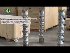 কারখানার গুদামে ডুবন্ত পাম্পের প্রদর্শন